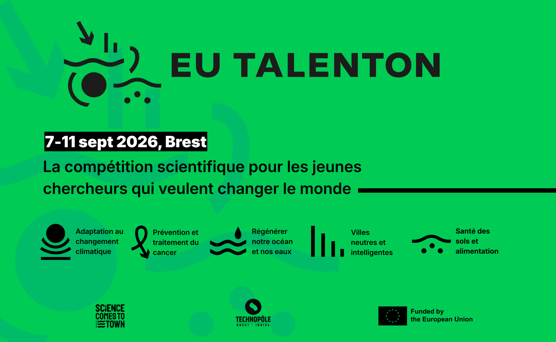 Technopôle Brest-Iroise | EU TalentOn – Compétition scientifique pour jeunes chercheurs