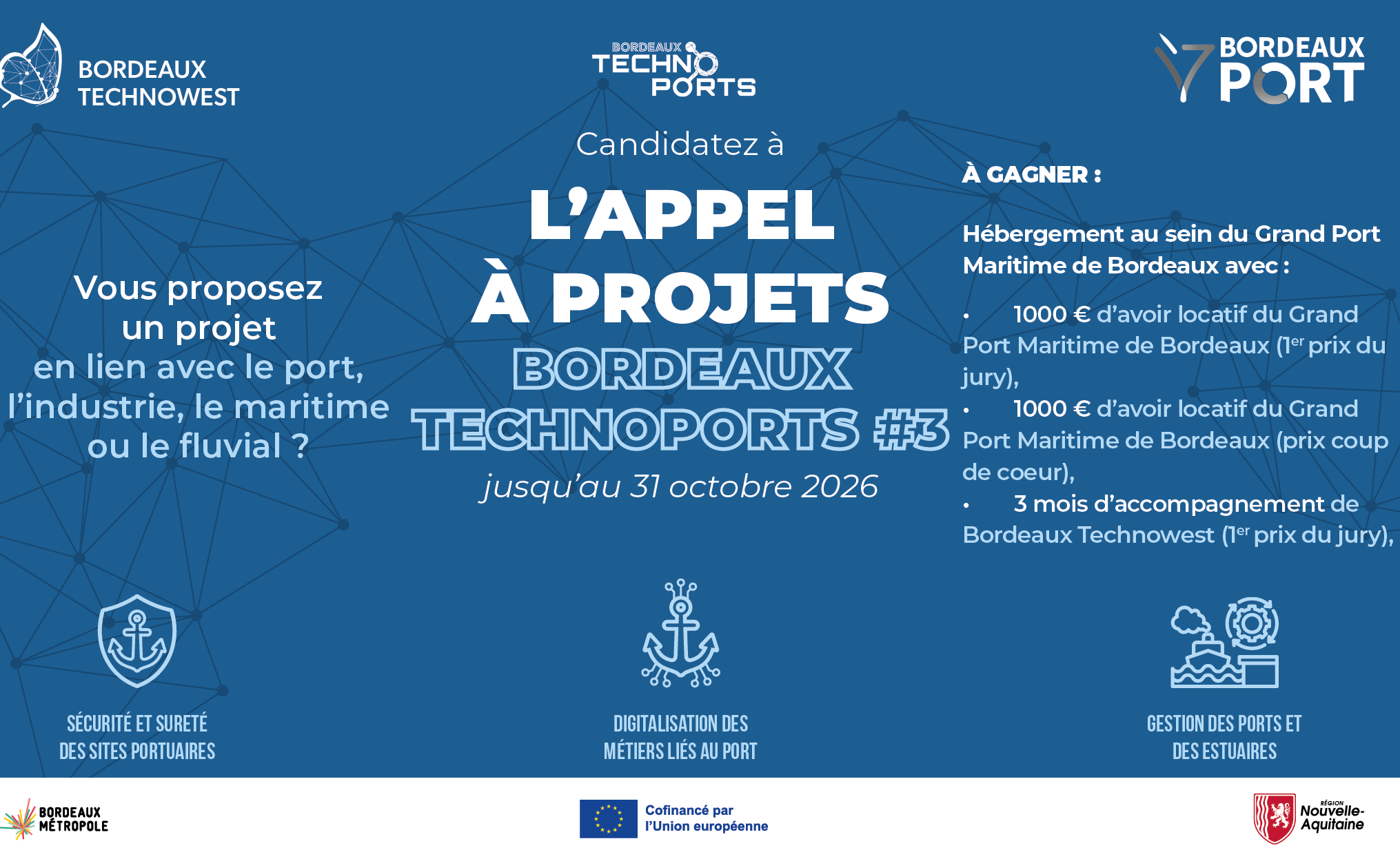 Bordeaux Technowest – Appel à projets « Bordeaux Technoports » #3